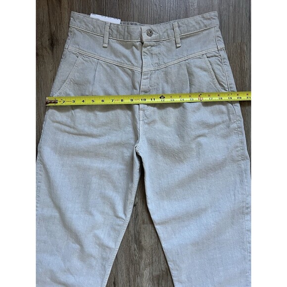 Zara The 80’S Tapered In Ice Stone Size 8 - Picture 7 of 9